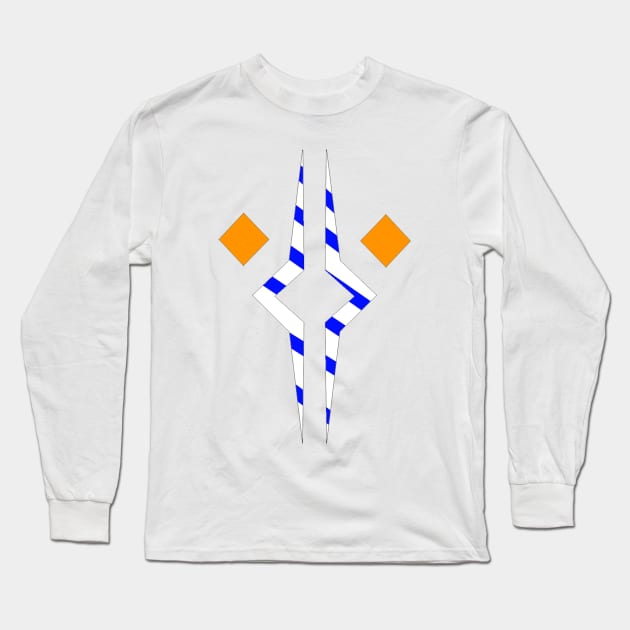 Fulcrum (Patterned) Long Sleeve T-Shirt by whirl